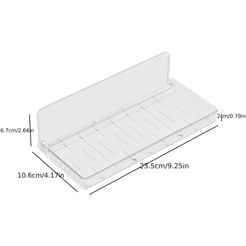 Transparent Wall Storage Box Floating Bathroom Shelf Organizer