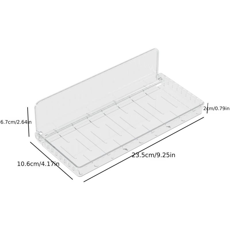 Transparent Wall Storage Box Floating Bathroom Shelf Organizer