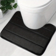 Memory Sponge U Shaped Toilet Mat Anti slip Water Absorption