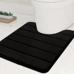 Memory Sponge U Shaped Toilet Mat Anti slip Water Absorption