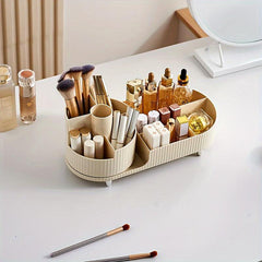 Desktop Rotating Pen Holder Large Capacity Plastic Storage