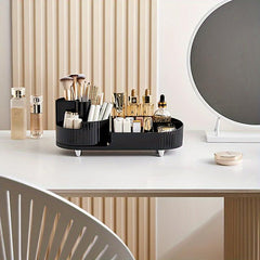 Desktop Rotating Pen Holder Large Capacity Plastic Storage