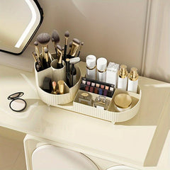 Desktop Rotating Pen Holder Large Capacity Plastic Storage