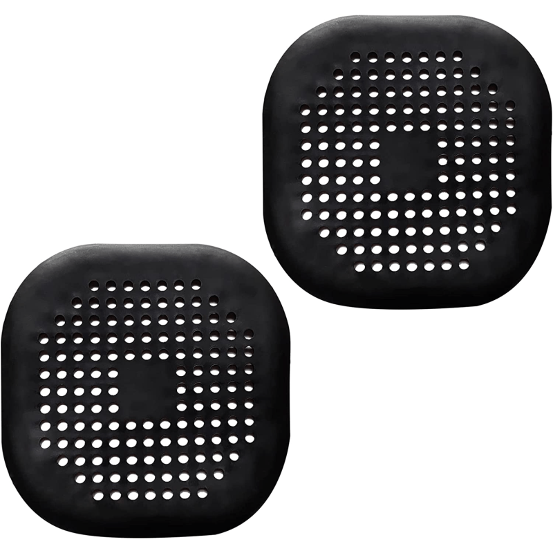 4pcs Silicone Sink Filter with Suction Cup Hair Catcher and Drain Protector