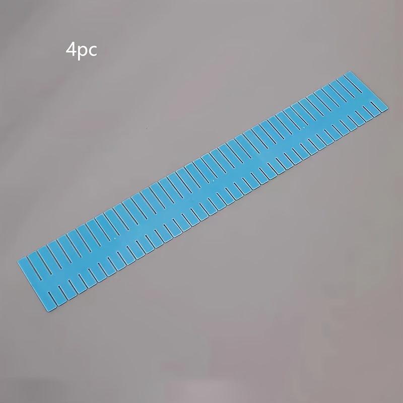 4pcs Plastic Drawer Organizing Divider DIY Storage Cabinet Combination