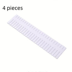 4pcs Plastic Drawer Organizing Divider DIY Storage Cabinet Combination