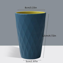 Unbreakable Reusable Diamond Toothbrush Cup for Bathroom Upgrade