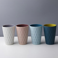 Unbreakable Reusable Diamond Toothbrush Cup for Bathroom Upgrade