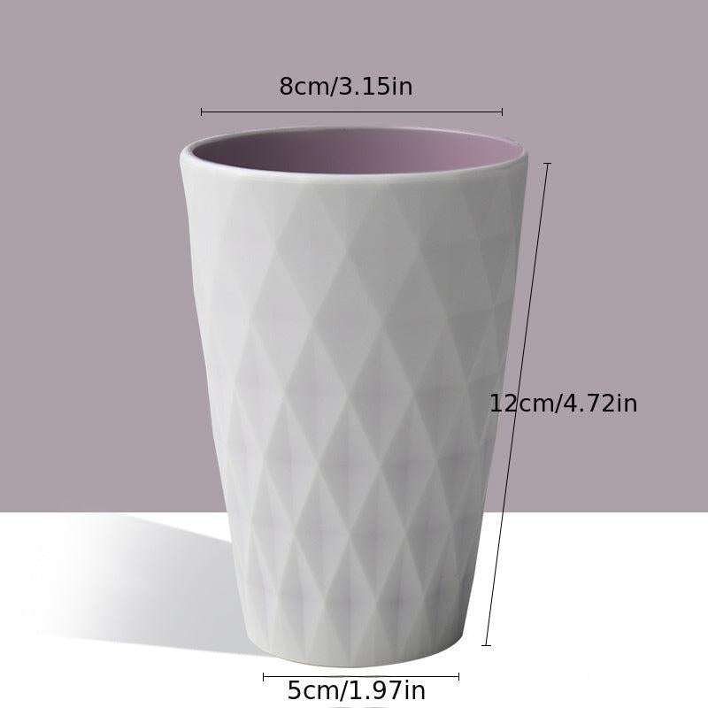 Unbreakable Reusable Diamond Toothbrush Cup for Bathroom Upgrade