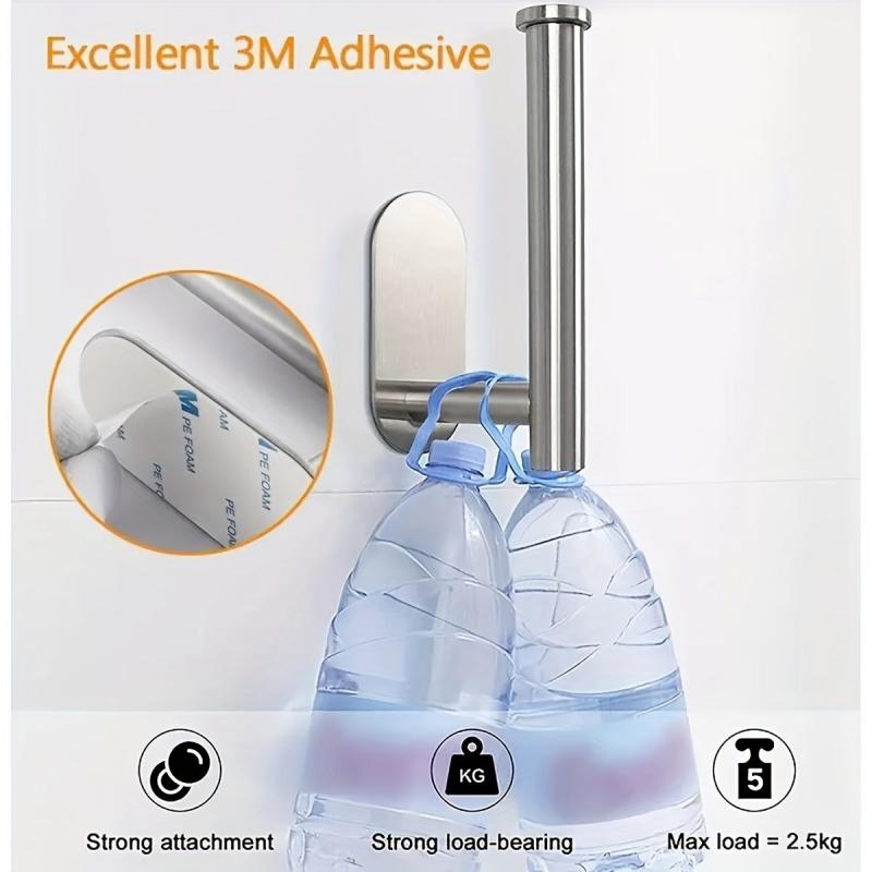 Stainless Steel Toilet Roll Holder with Napkin Storage