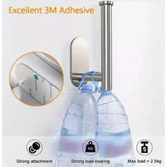 Stainless Steel Toilet Roll Holder with Napkin Storage