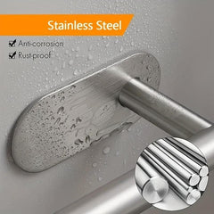 Stainless Steel Toilet Roll Holder with Napkin Storage