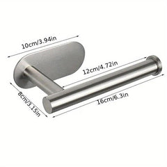 Stainless Steel Toilet Roll Holder with Napkin Storage