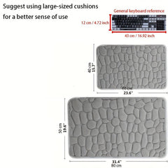 Memory Foam Bath Rug Soft Non Slip Absorbent Bath Mat Machine Washable