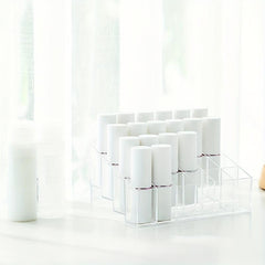 24 Grids Lipstick Holder Clear Acrylic Makeup Organizer