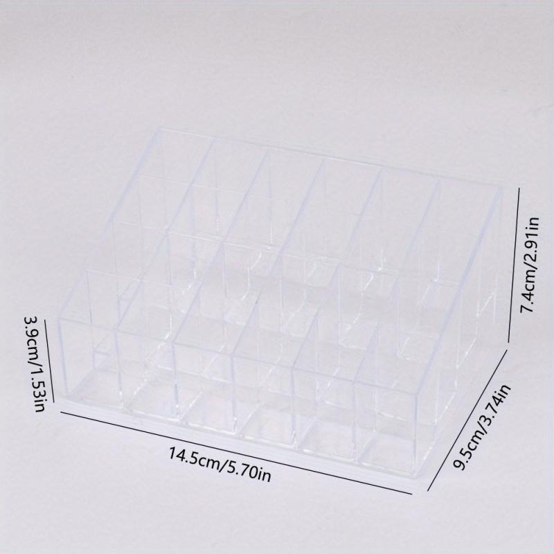 24 Grids Lipstick Holder Clear Acrylic Makeup Organizer