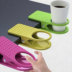 Portable Desk Cup Clip for Home and Office- Random Colors