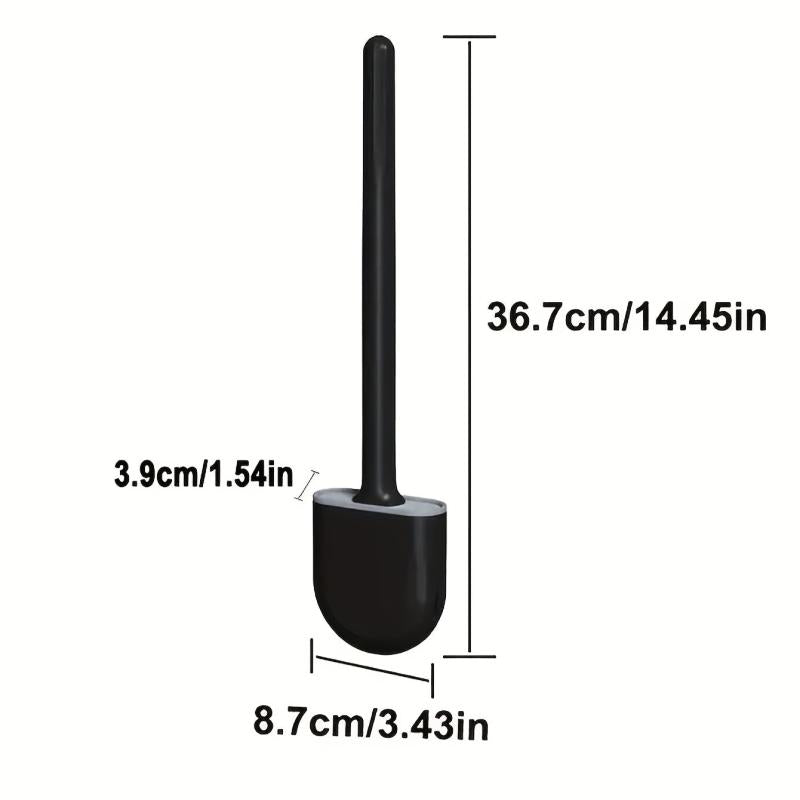 Wall Mounted Toilet Brush 360 Cleaning Without Dead Angle