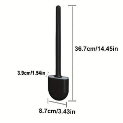 Wall Mounted Toilet Brush 360 Cleaning Without Dead Angle