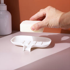 3pcs Soap Holder Self Draining Soap Dish Bathroom Accessories