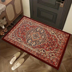 Boho Pattern Floor Mat Soft Non Slip Bath Rug Vintage Bohemian Washable Area Rug