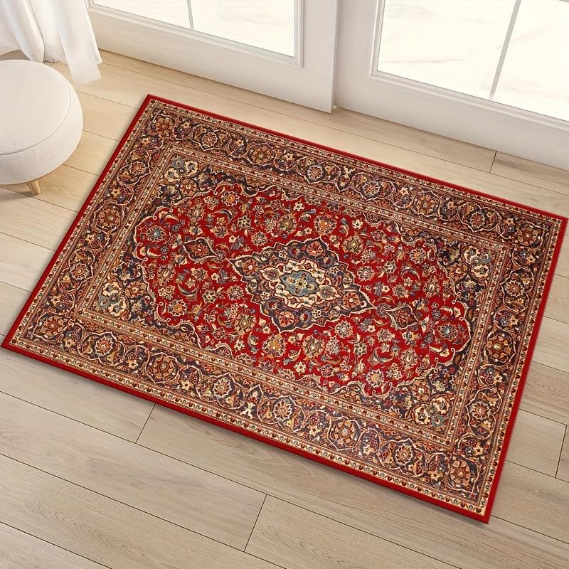 Boho Pattern Floor Mat Soft Non Slip Bath Rug Vintage Bohemian Washable Area Rug