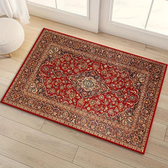 Boho Pattern Floor Mat Soft Non Slip Bath Rug Vintage Bohemian Washable Area Rug