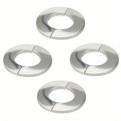 4pcs Round Escutcheon Plate 304 Stainless Steel 22mm Wall Pipe Covers
