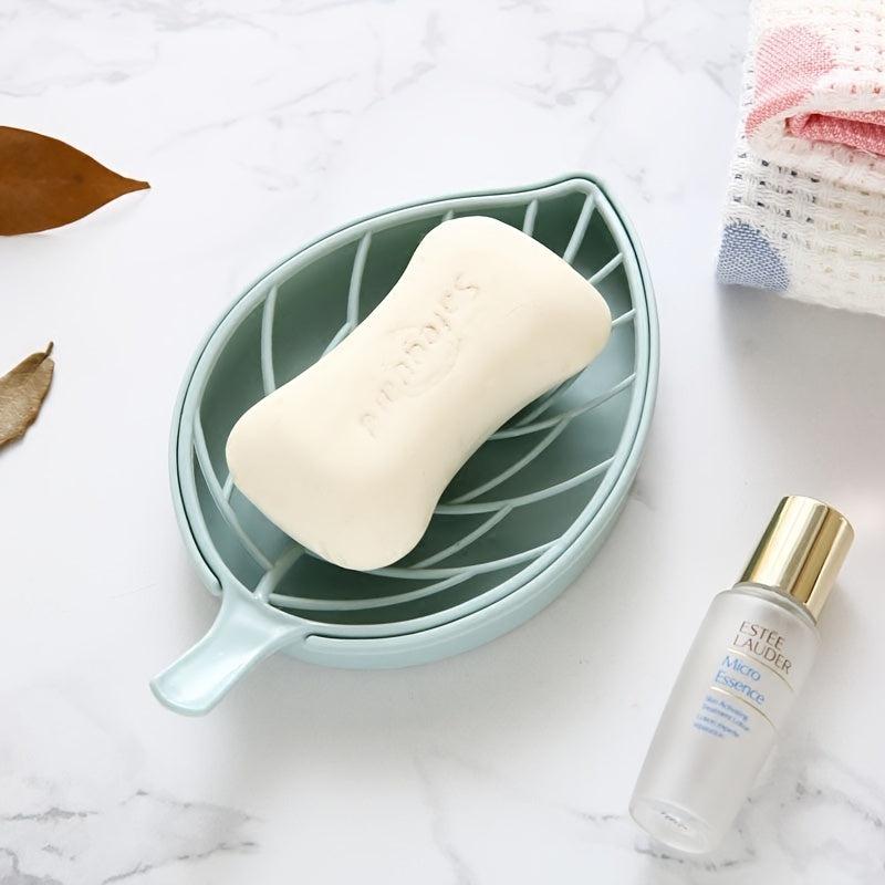 Leaf Shaped Bathroom Soap Dish - Stylish and Functional Soap Holder
