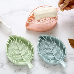 Leaf Shaped Bathroom Soap Dish - Stylish and Functional Soap Holder