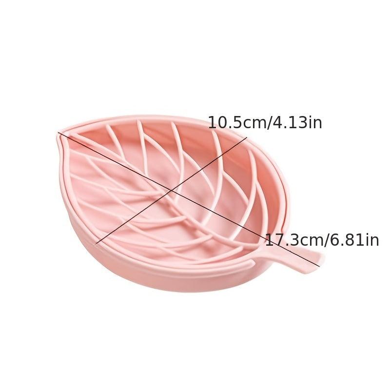 Leaf Shaped Bathroom Soap Dish - Stylish and Functional Soap Holder