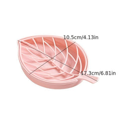 Leaf Shaped Bathroom Soap Dish - Stylish and Functional Soap Holder