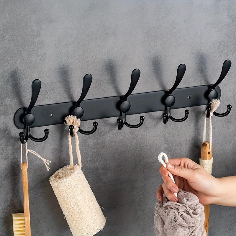 Stainless Steel Double Hooks Bathroom Coat Hooks