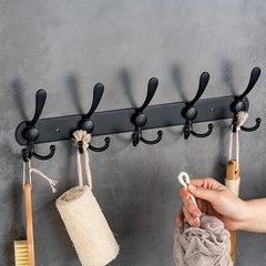 Stainless Steel Double Hooks Bathroom Coat Hooks