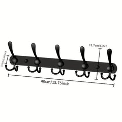 Stainless Steel Double Hooks Bathroom Coat Hooks