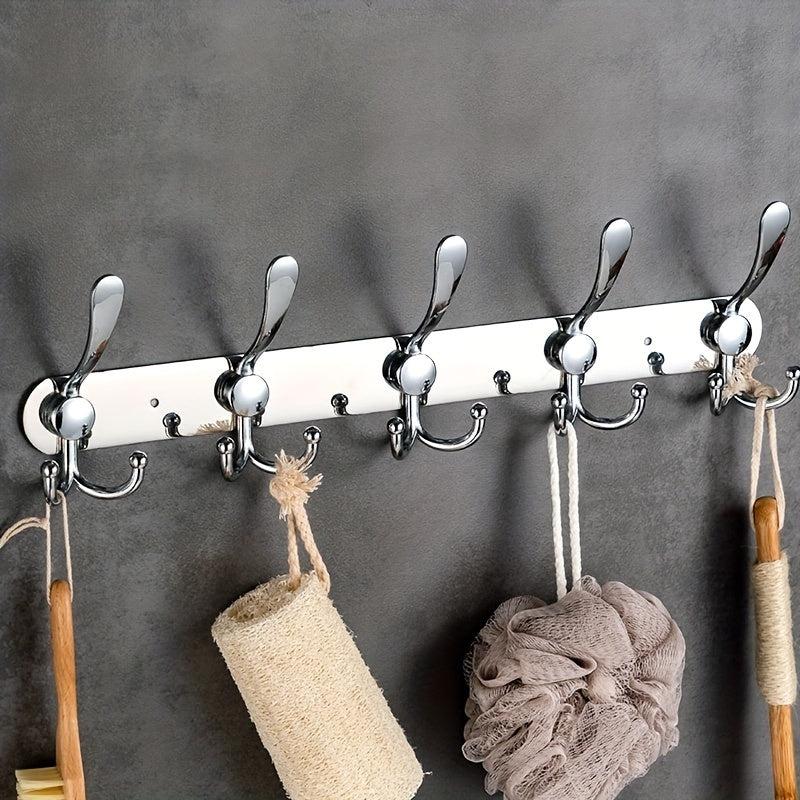 Stainless Steel Double Hooks Bathroom Coat Hooks