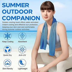 Summer Sports Towels Quick Drying Ice Towels Lightweight Wipe