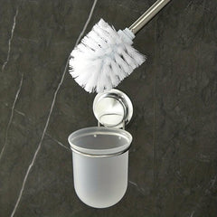 Wall Mount Toilet Brush with Holder Set