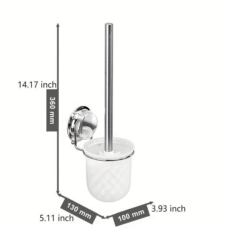 Wall Mount Toilet Brush with Holder Set
