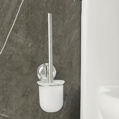 Wall Mount Toilet Brush with Holder Set