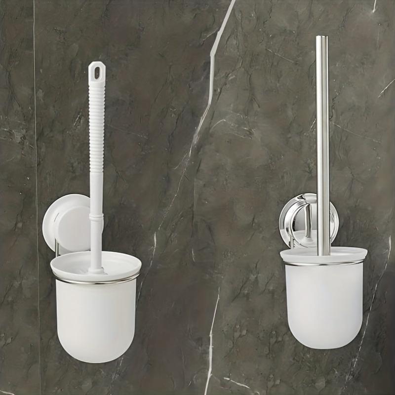 Wall Mount Toilet Brush with Holder Set