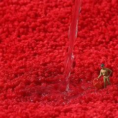 Heart Shaped Bath Mat - Soft Absorbent Non Slip Bathroom Rug