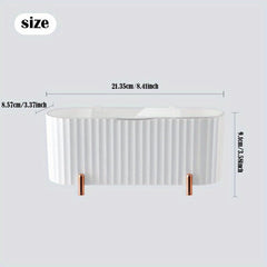 Dustproof Cosmetic Cotton Storage Box Beauty Egg Shelf