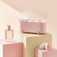 Dustproof Cosmetic Cotton Storage Box Beauty Egg Shelf