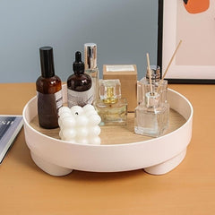 Nordic Style Wooden Tray Cosmetic Organizer