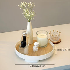 Nordic Style Wooden Tray Cosmetic Organizer