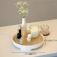 Nordic Style Wooden Tray Cosmetic Organizer