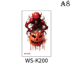 Halloween Toilet Sticker Horror Bleeding Suture Scar Temporary Sticker