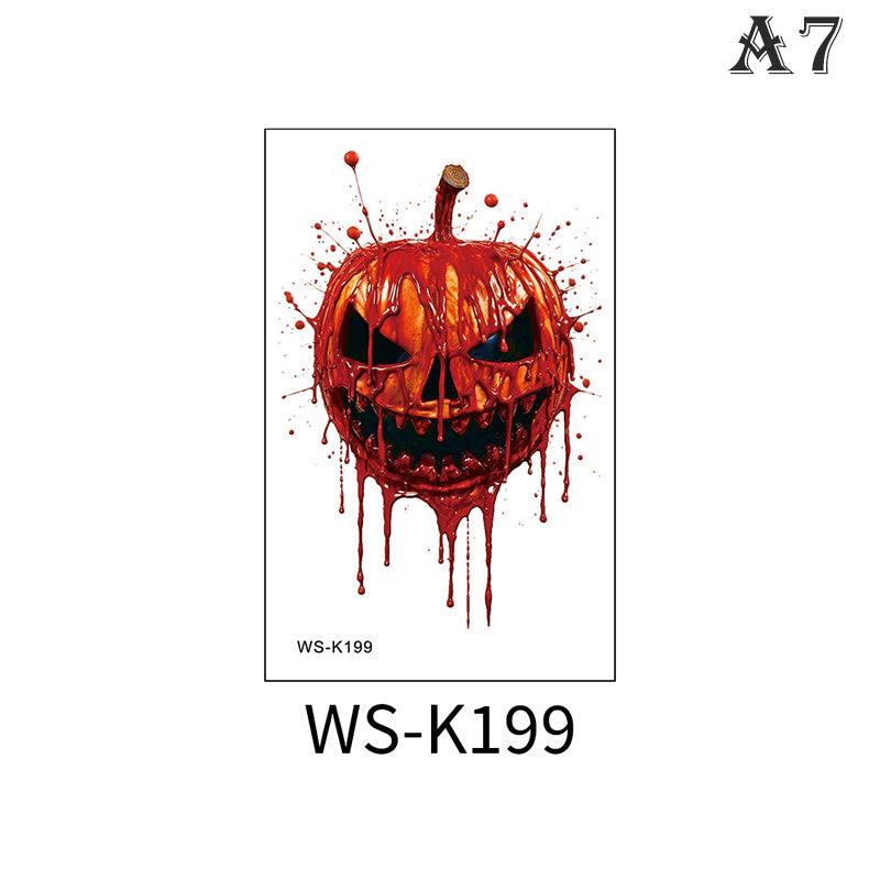 Halloween Toilet Sticker Horror Bleeding Suture Scar Temporary Sticker