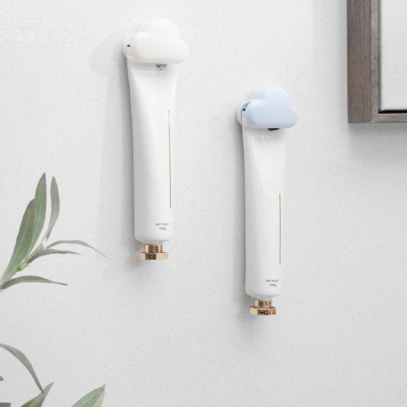2pcs Wall mounted Toothpaste Clip Squeeze Toothpaste Bathroom Storage Hook